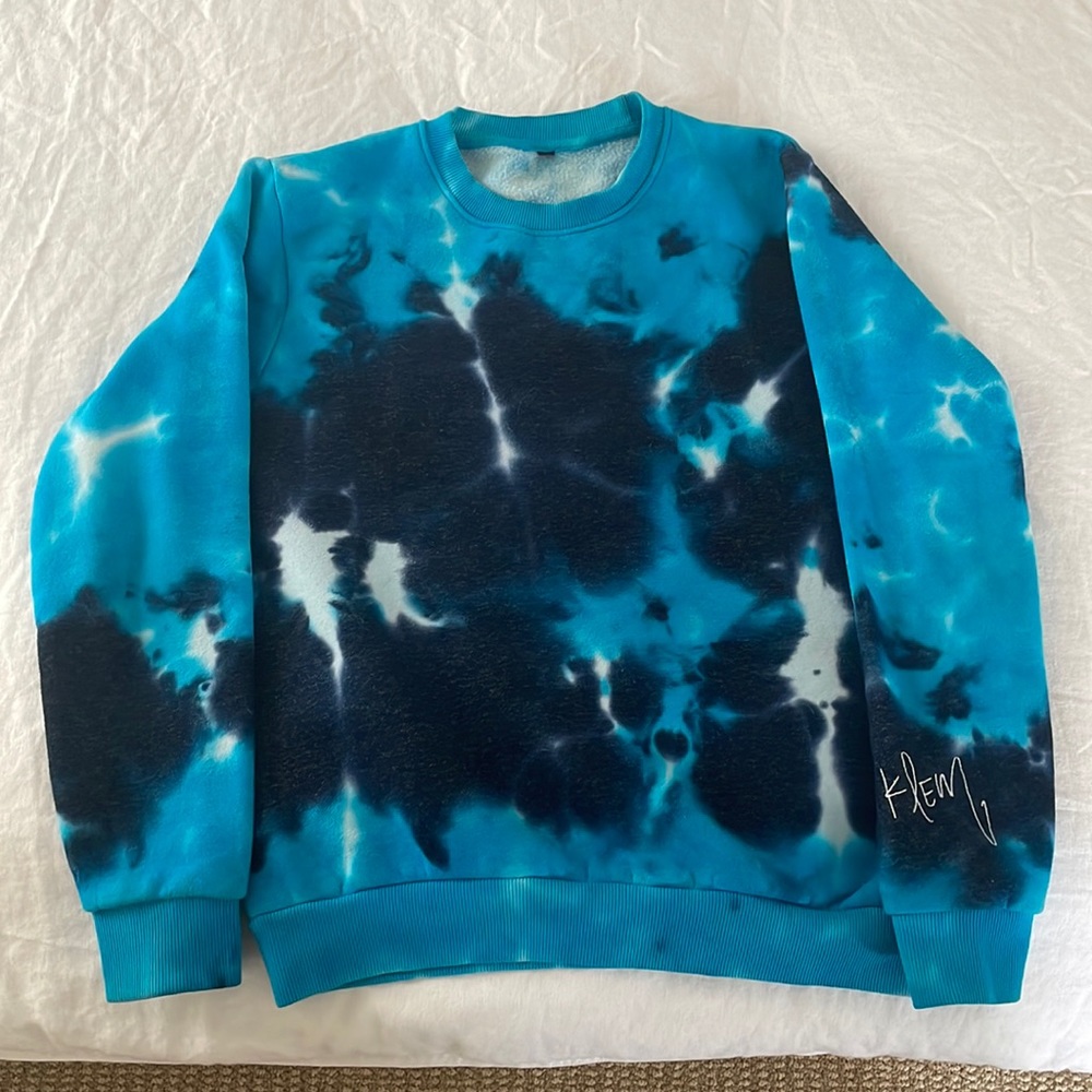 Size Small Polar Fleece Cotton Jumper - Custom Dyed